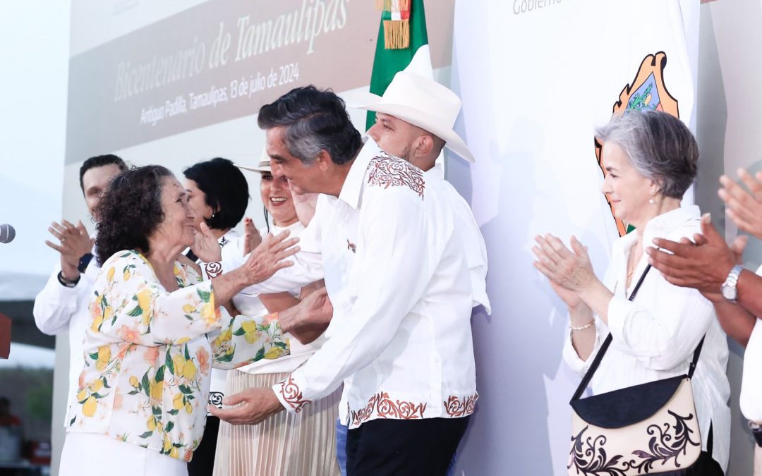 RECONOCE GOBERNADOR A LAS Y LOS HABITANTES DE PADILLA POR SU APORTACIÓN AL DESARROLLO DE TAMAULIPAS