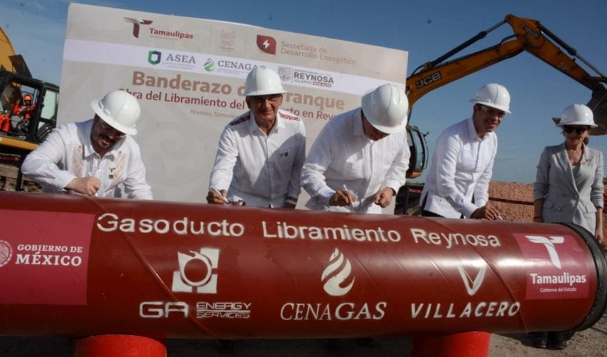 INICIA AMÉRICO CONSTRUCCIÓN DE GASODUCTO LIBRAMIENTO EN REYNOSA; TAMAULIPAS SE CONFIRMA COMO REFERENTE ENERGÉTICO