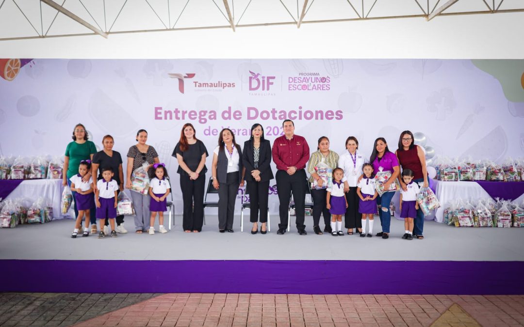 TAMAULIPAS, ÚNICO ESTADO DEL PAÍS QUE ENTREGA DOTACIONES DE DESAYUNOS ESCOLARES DURANTE LAS VACACIONES