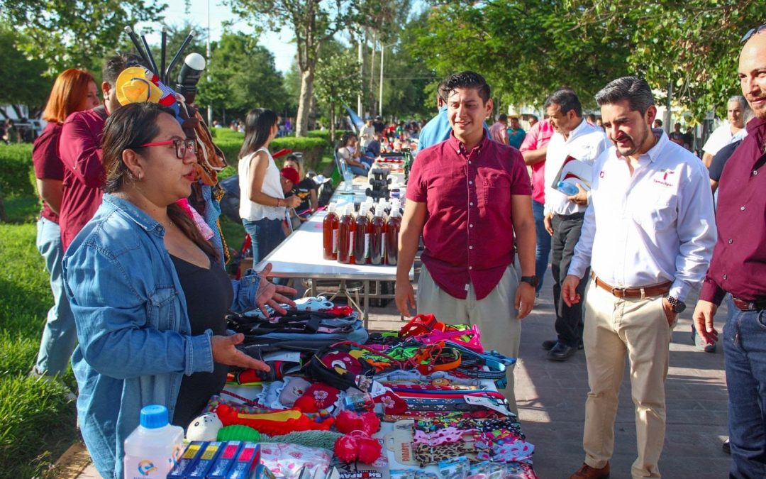 REALIZAN CON ÉXITO EL SEGUNDO “MERCADO JOVEN” EN CIUDAD VICTORIA