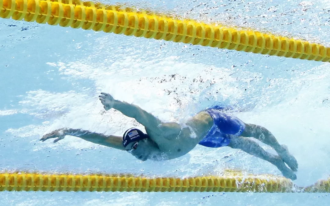El halcón que volaba intensamente bajo el agua. Michael Phelps. Beijing 2008