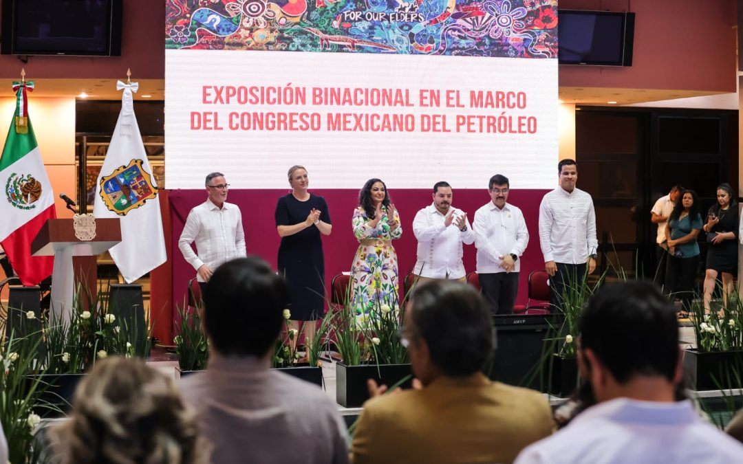 INAUGURAN SECRETARÍA DE DESARROLLO ENERGÉTICO Y WOODSIDE ENERGY LA EXPOSICIÓN BINACIONAL CULTURAL EN TAMAULIPAS