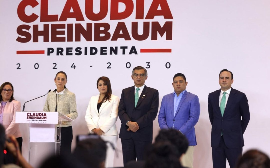 PRESENTA AMÉRICO A CLAUDIA SHEINBAUM Y SU GABINETE LOS PROYECTOS ESTRATÉGICOS DE TAMAULIPAS