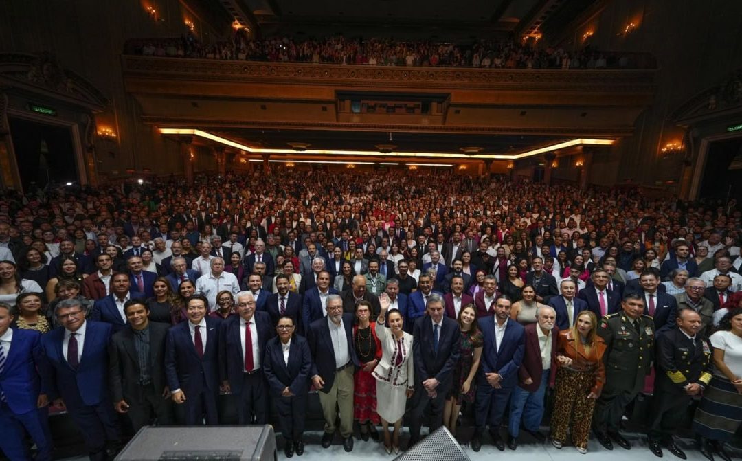 ASISTE AMÉRICO VILLARREAL A CELEBRACIÓN TRAS ENTREGA DE CONSTANCIA A CLAUDIA SHEINBAUM COMO PRIMERA PRESIDENTA DE MÉXICO