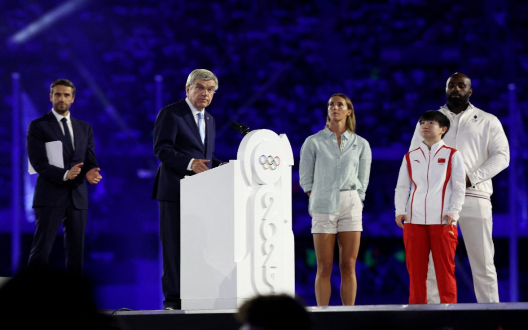 París 2024: «Los Juegos Olímpicos puede crear una cultura de paz»: Bach