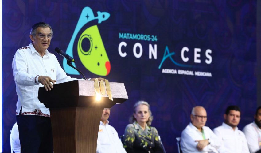 Inaugura gobernador Américo Villarreal Congreso Nacional de Actividades Espaciales 2024