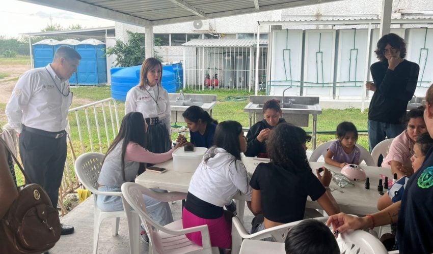 Capacita Instituto Tamaulipeco de Capacitación para el Empleo a migrantes en Reynosa y Matamoros