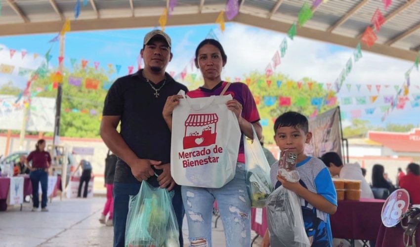 Llega Mercado del Bienestar al ejido La Libertad en Victoria