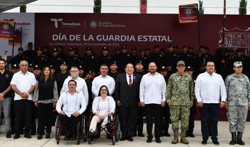 Celebra SSPT segundo aniversario de la Guardia Estatal