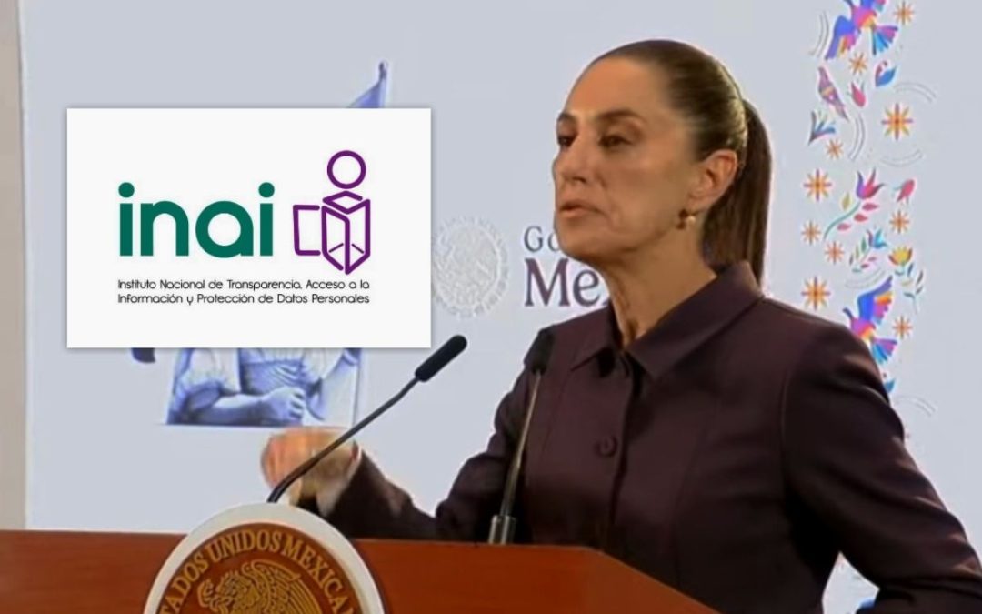 Sheinbaum señala corrupción en el INAI y defiende su desaparición