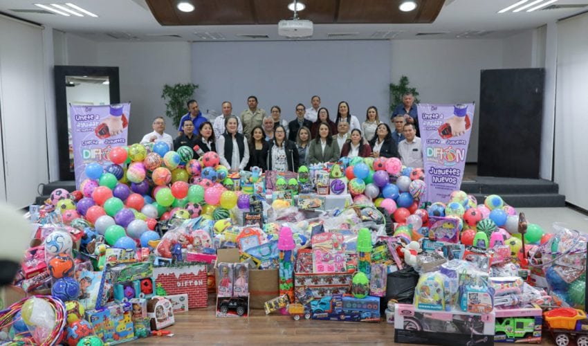 Colecta DIF Tamaulipas más de 14 mil juguetes a través del DIFtón 2024