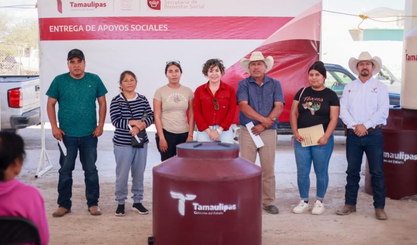 Lleva SEBIEN apoyos a Bustamante