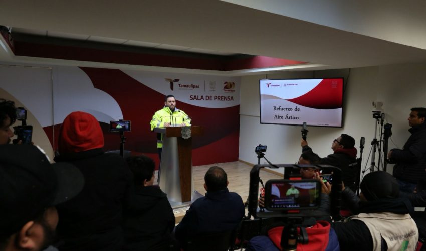 Protege Tamaulipas a personas vulnerables ante frente frío 24