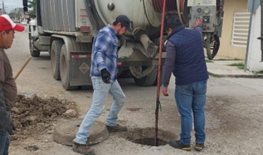 Realiza Secretaría de Recursos Hidráulicos trabajos de sondeo y desazolve en Aldama y Soto la Marina