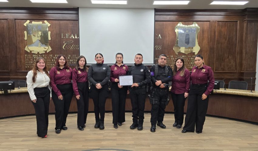Participa Guardia Estatal de Género en capacitación de protocolo de prevención de violencia en Matamoros