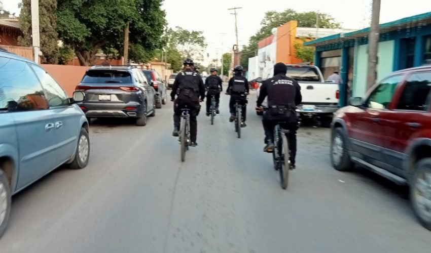 Mantiene Grupo Delfines de la Guardia Estatal proximidad en áreas naturales y comerciales