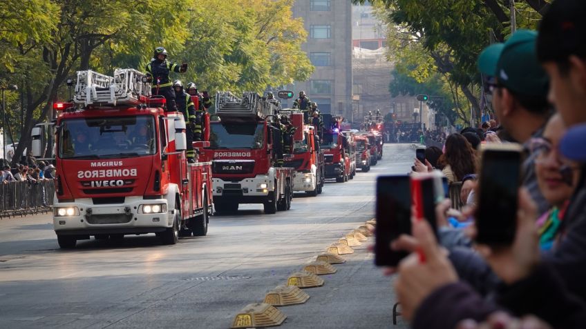 Celebran aniversario del Heroico Cuerpo de Bomberos de la CDMX