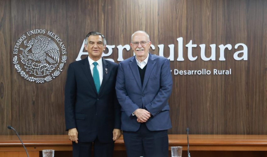 Gestiona gobernador apoyos para la agricultura y los productores de Tamaulipas