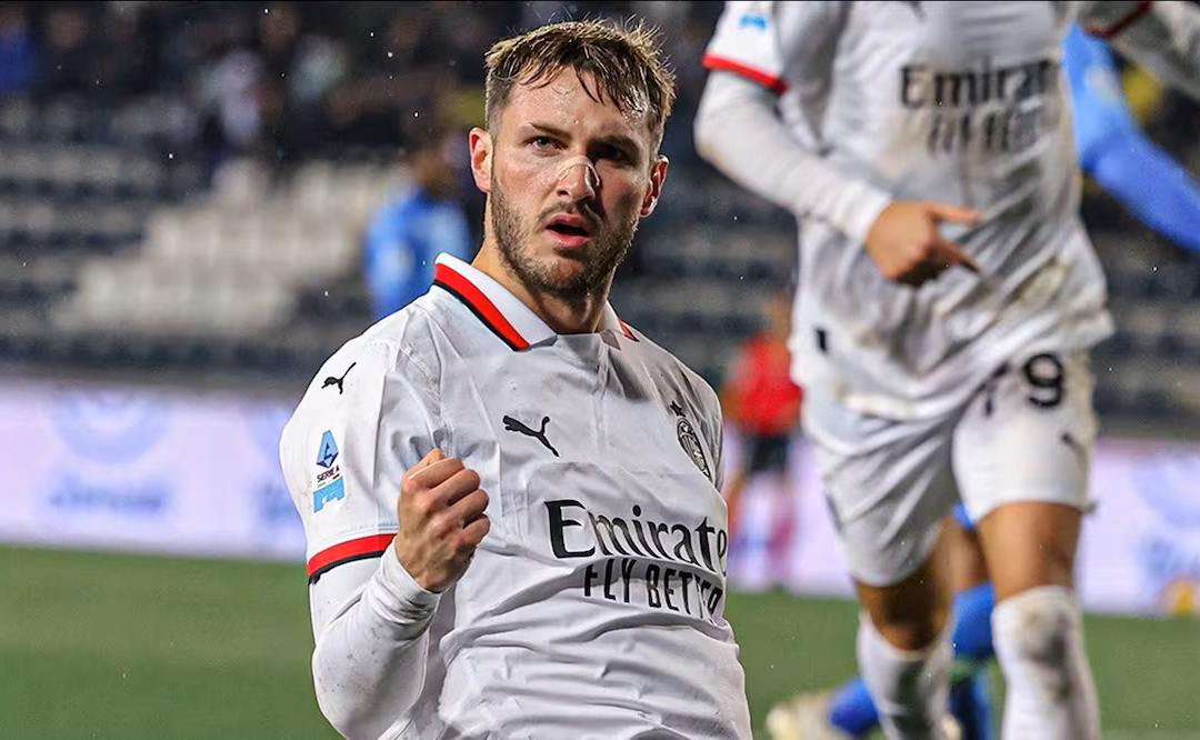 Santi Gimenez debutó en la Serie A con gol frente a Empoli