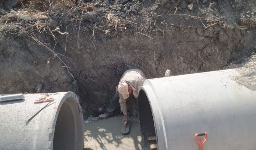 En El Mante, Secretaría de Obras Públicas rehabilita y construye colector pluvial