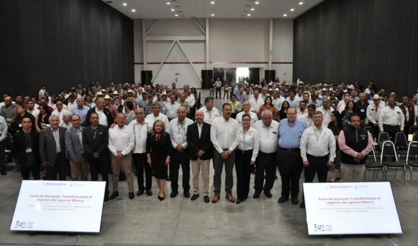 Participa secretario de Recursos Hidráulicos en foro de transformación del régimen del agua en México