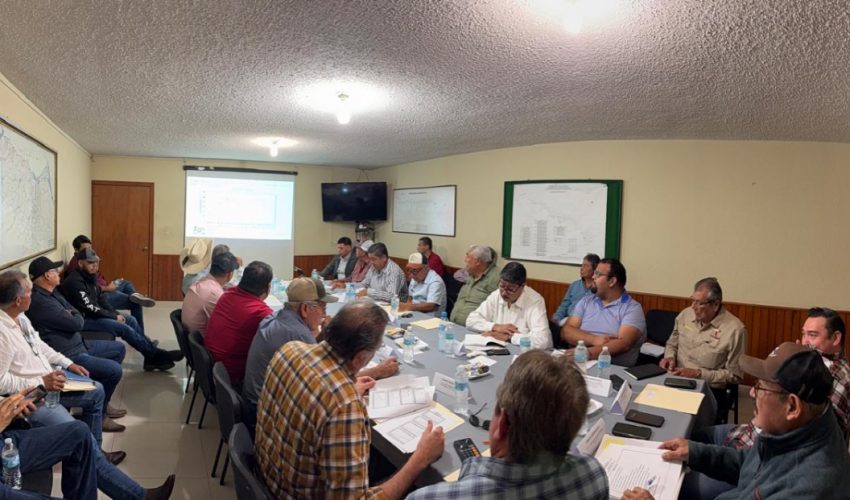 Participa SRH en reunión del Comité Hidráulico del Distrito de Riego 026 en Díaz Ordaz