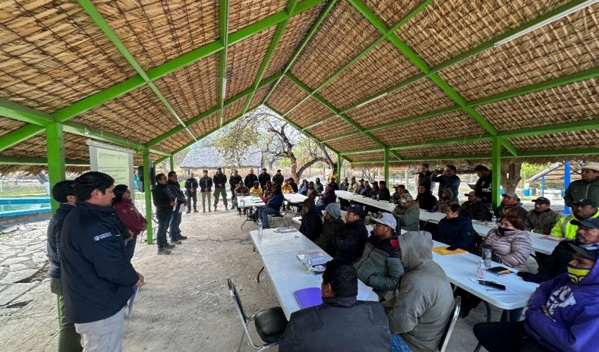 Reciben capacitación brigadas rurales de los municipios del altiplano tamaulipeco