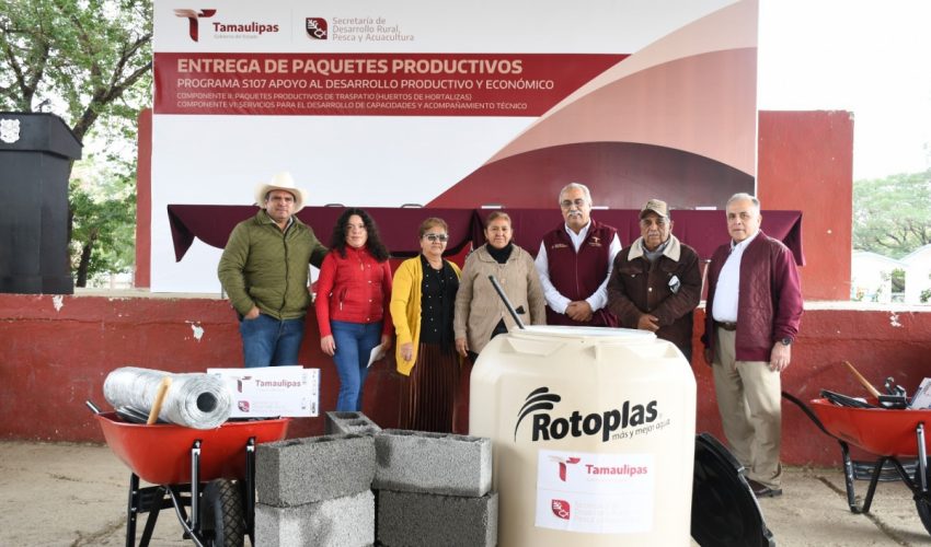 Fomentan autosuficiencia alimentaria con paquetes productivos de traspatio