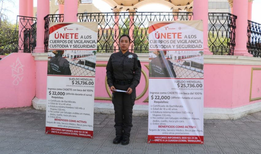 Fortalece SSPT convocatoria para el reclutamiento de custodios penitenciarios