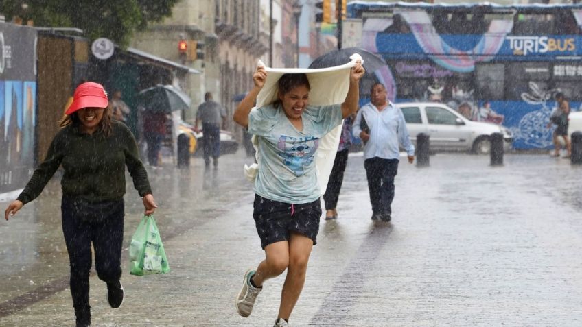 Activan alerta amarilla por lluvias en 9 alcaldías durante la noche de este domingo 2 de febrero