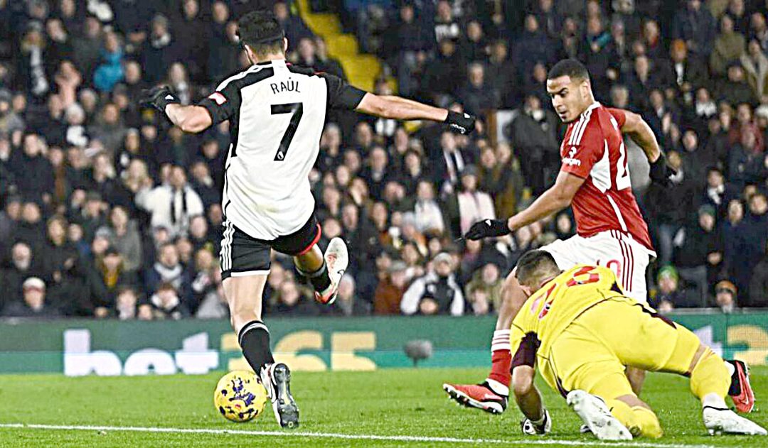 Con asistencia de Jiménez incluida, Fulham derrotó a Nottingham
